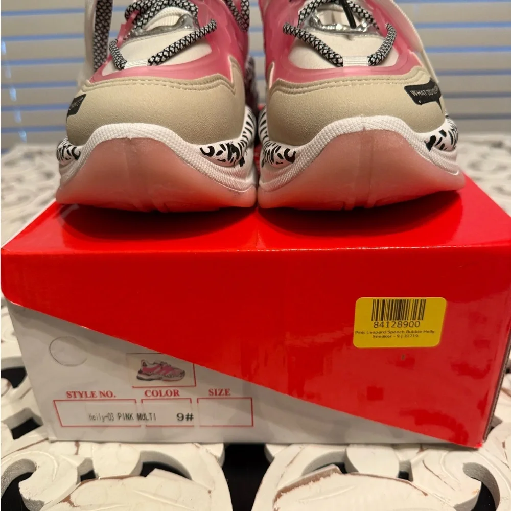 Nature Breeze Women's Chunky Dad Sneakers - Pink, White, Black Size 9 NIB - Picture 7 of 8